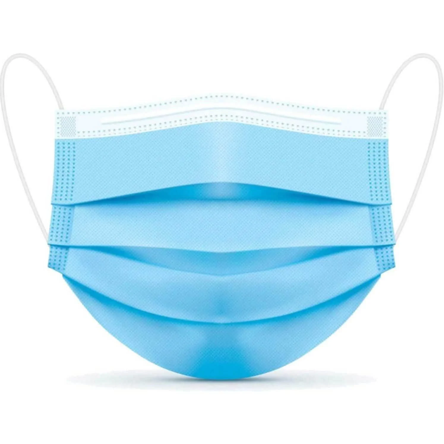 100-Pack: 3 Layer Disposable Protective Face Masks