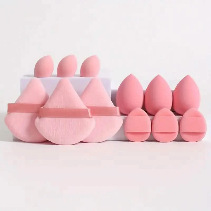 12-Piece Set: All-Purpose Makeup Sponge Puffs