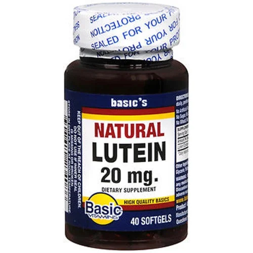 BasicBasic Vitamins Natural Lutein 20 mg - 40 ct