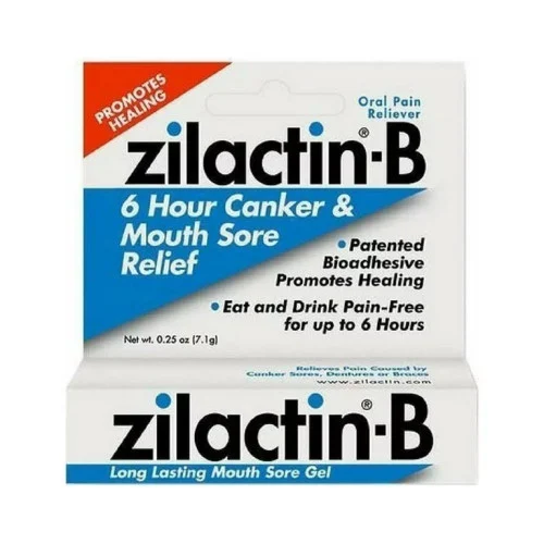 ZilactinZilactin-B Canker & Mouth Sore Gel - 0.25 oz