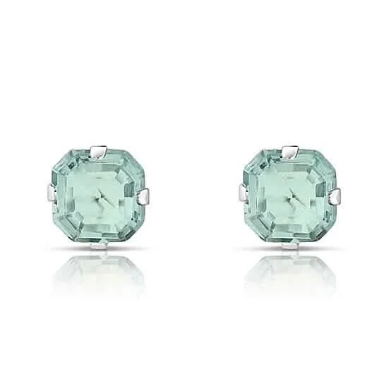 14k Gold Filled High Polish Finsh Crystal Tree of Life Stud Earrings
