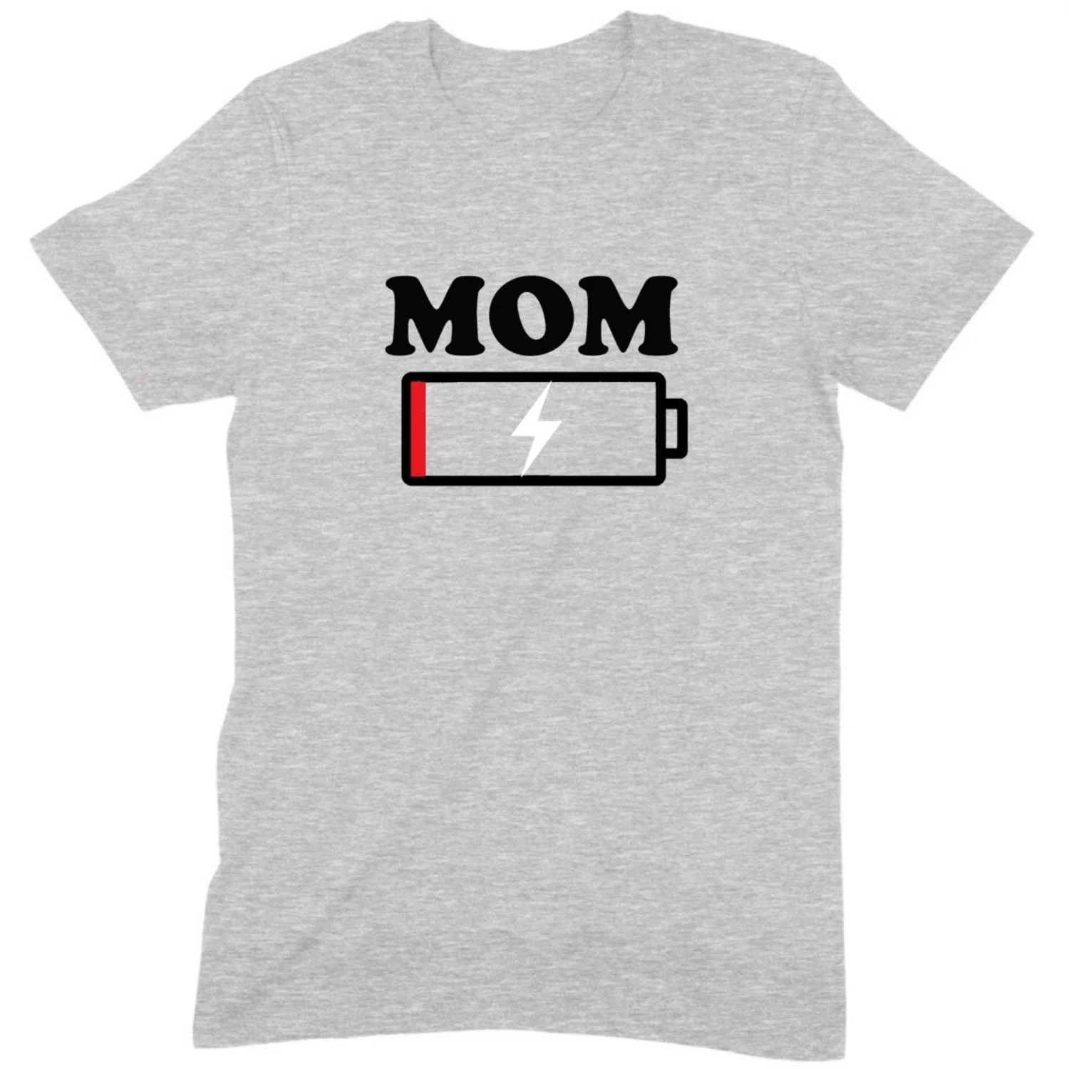"Moms Battery" Premium Midweight Ringspun Cotton T-Shirt - Mens/Womens Fits