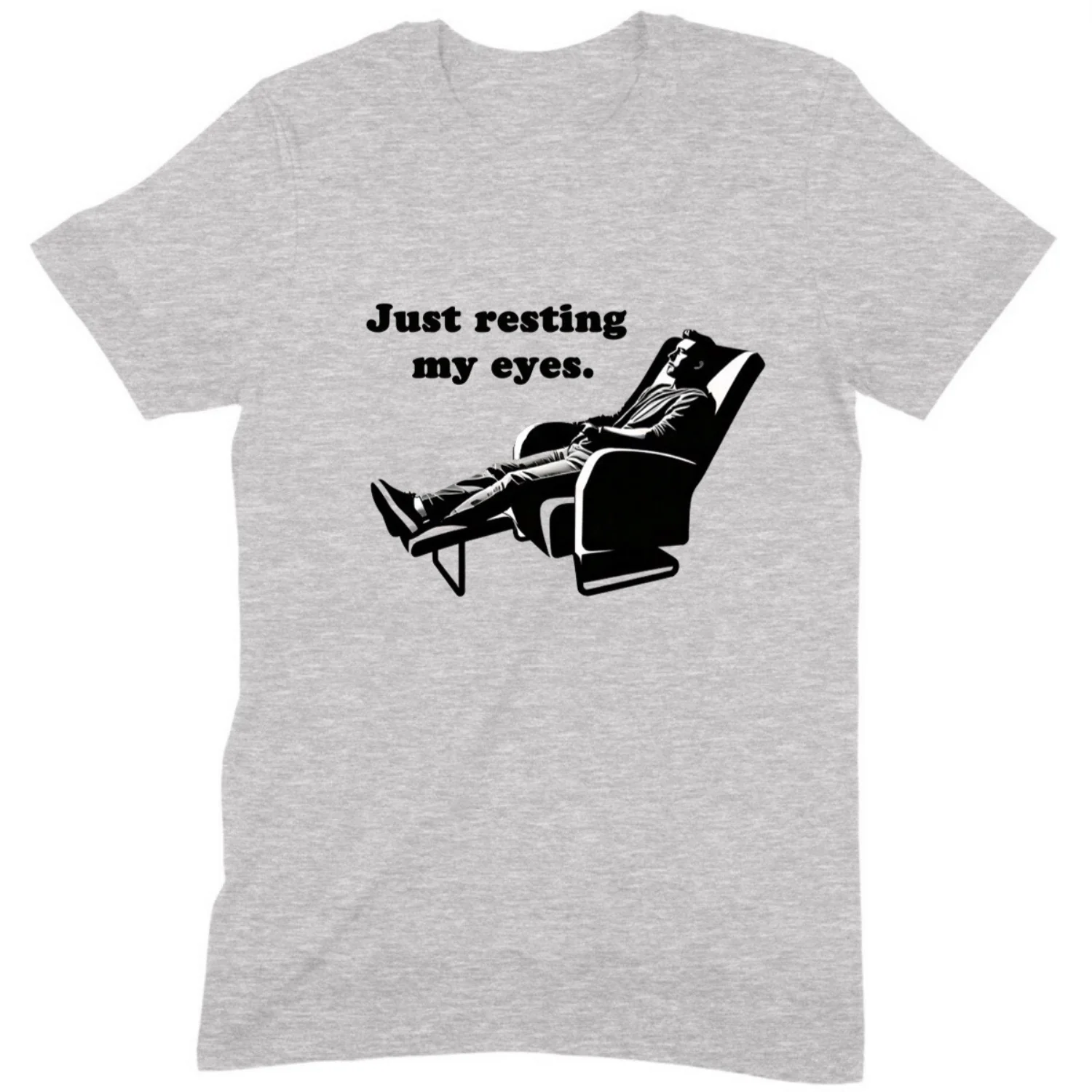 "Just Resting My Eyes" Premium Midweight Ringspun Cotton T-Shirt - Mens/Womens Fits