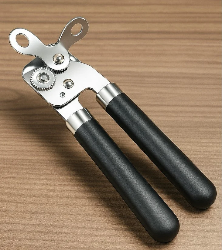 Smart Chef Stainless Steel Can Opener – Ergonomic Grip & Dishwasher Safe