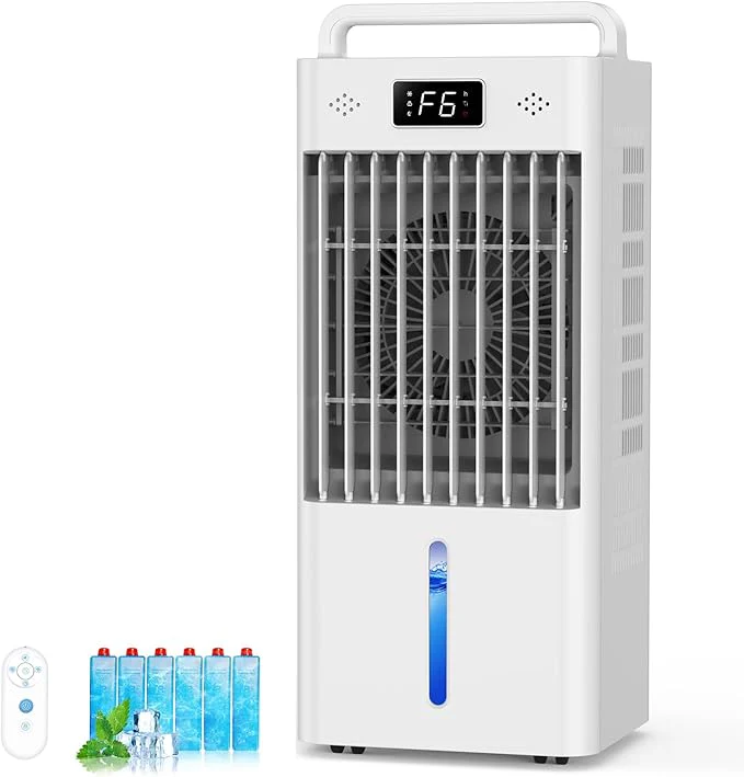 Portable Windowless Air Conditioner – 3-in-1 Evaporative Cooler with Remote