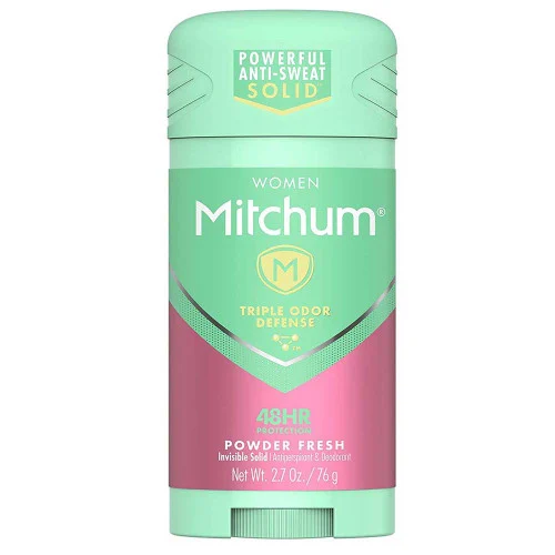 MitchumMitchum Women Advanced Anti-Perspirant & Deodorant Invisible Solid Powder Fresh - 2.7 oz