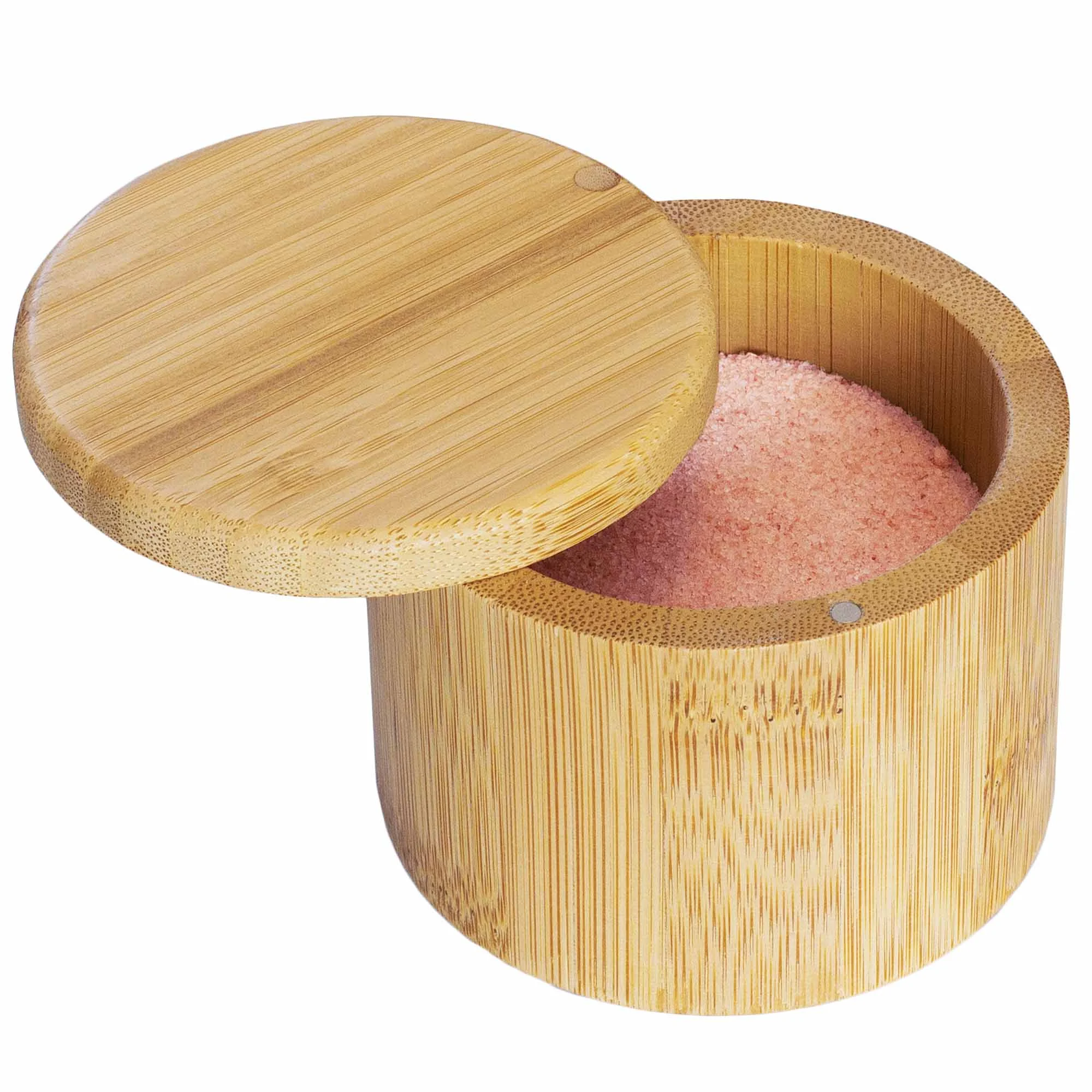 Salt Cellar with Swivel Lid, 6-Oz. Capacity