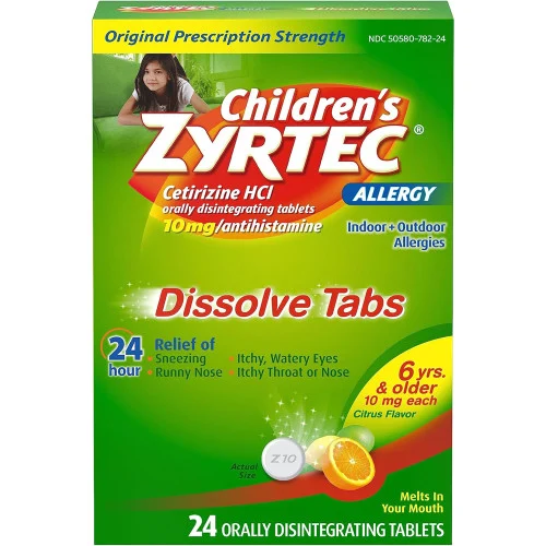 ZyrtecZyrtec Children's Allergy Orally Dissovle Tabs, Citrus Flavor - 24 ct