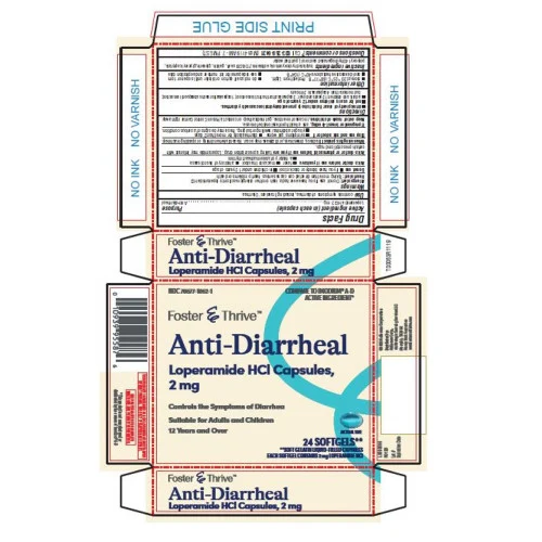 Foster and ThriveFoster & Thrive Anti-Diarrheal Lopermaide Hydrochloride 2 mg Caplets - 24 ct