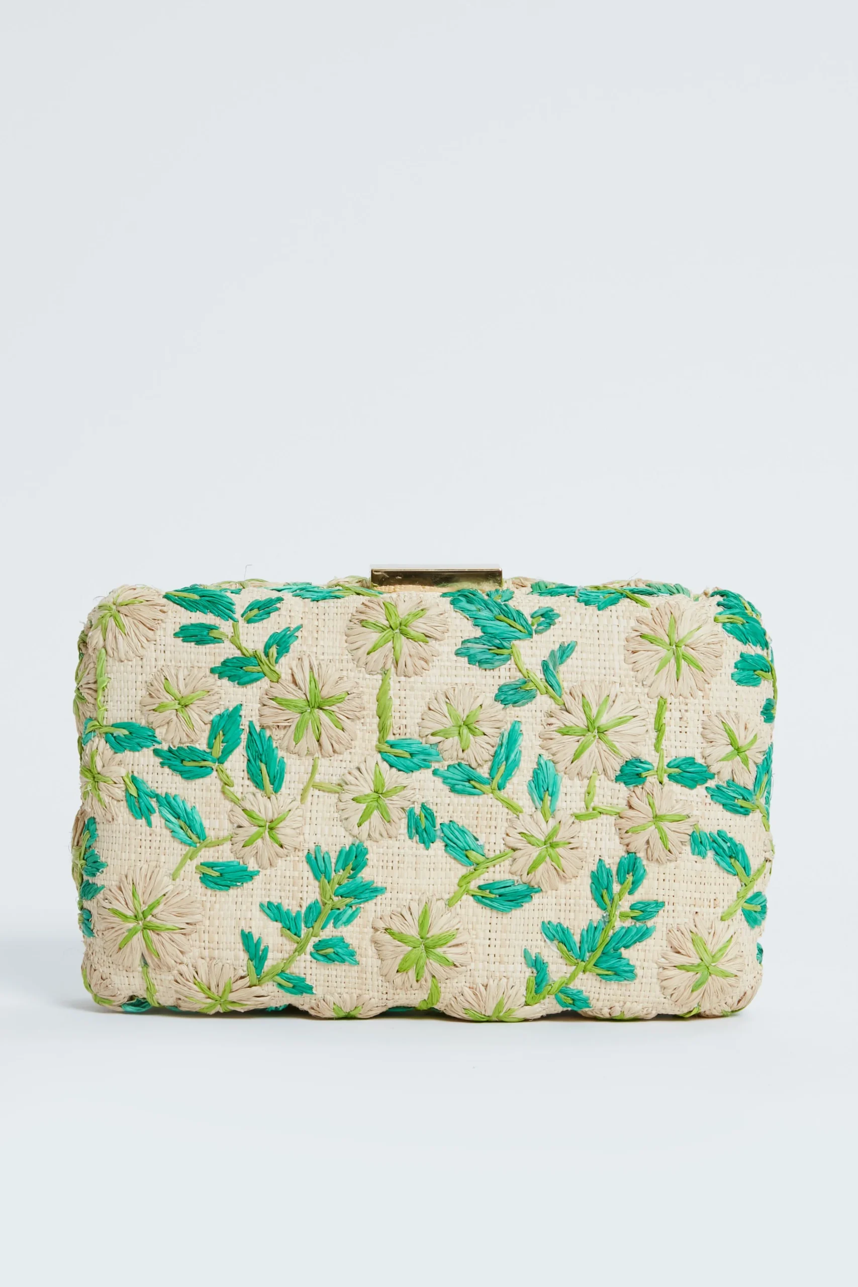 Green Iris Clutch