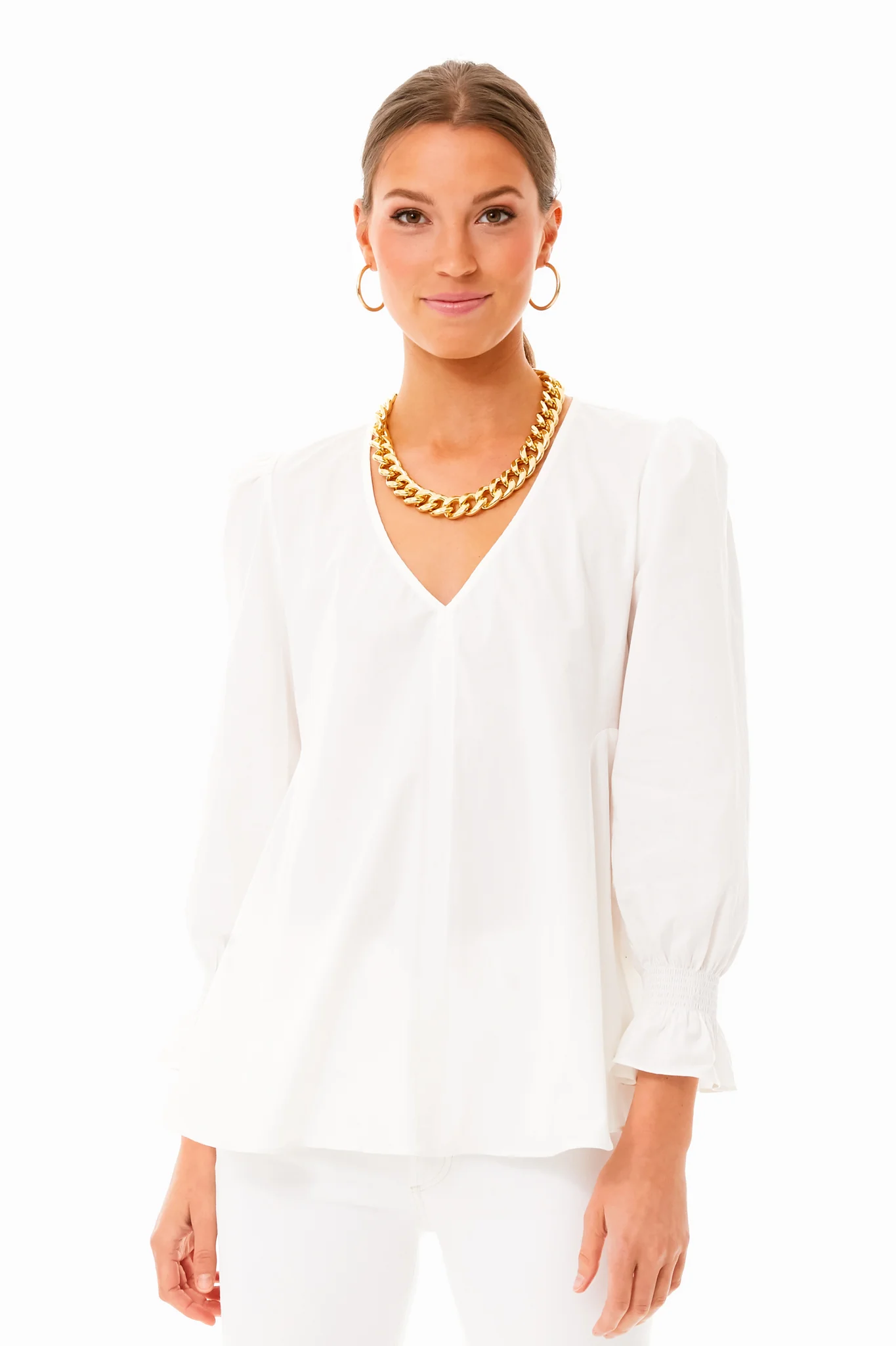White Easton Blouse