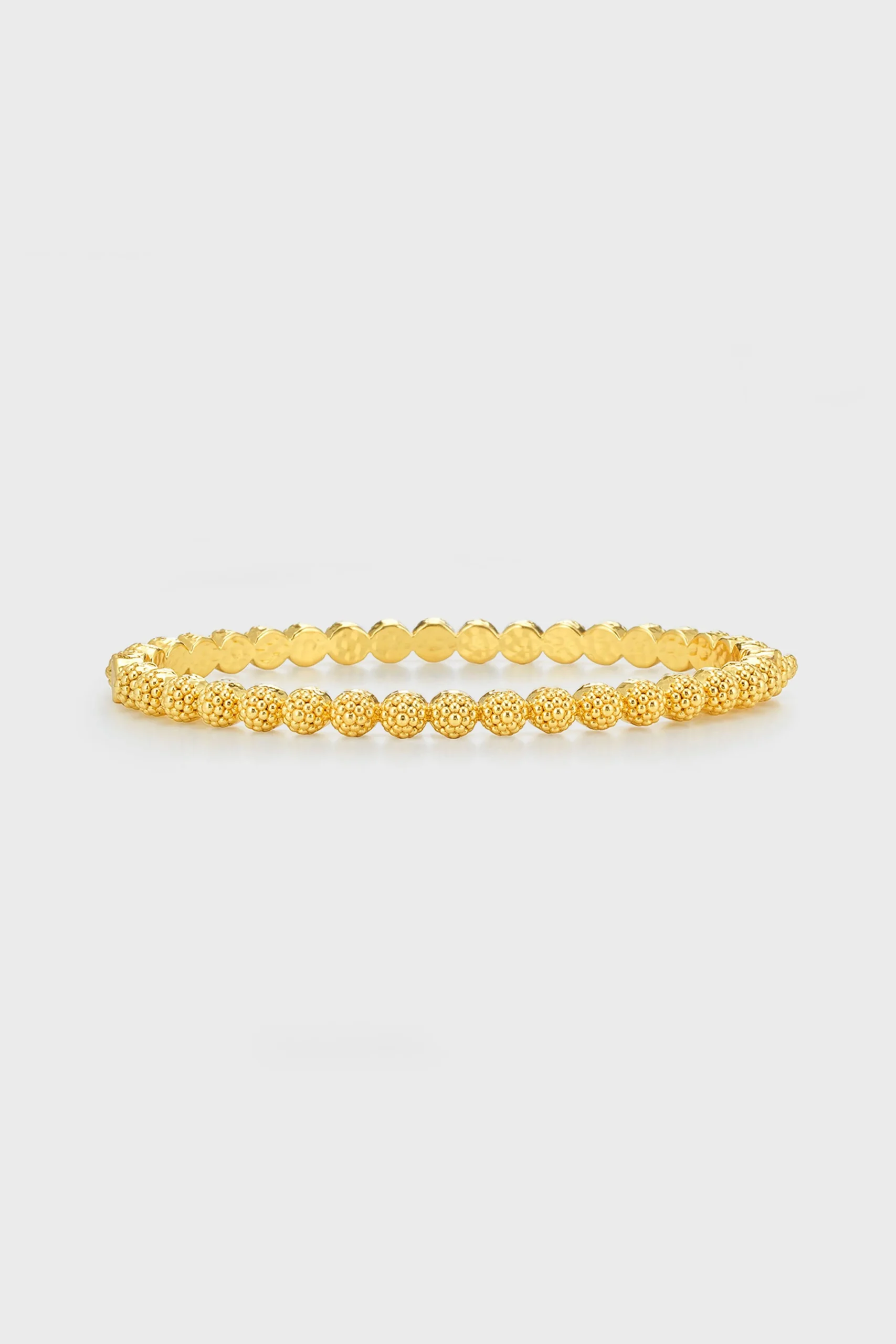 Berry Eternity Petite Hinged Bangle, S/M - Gold