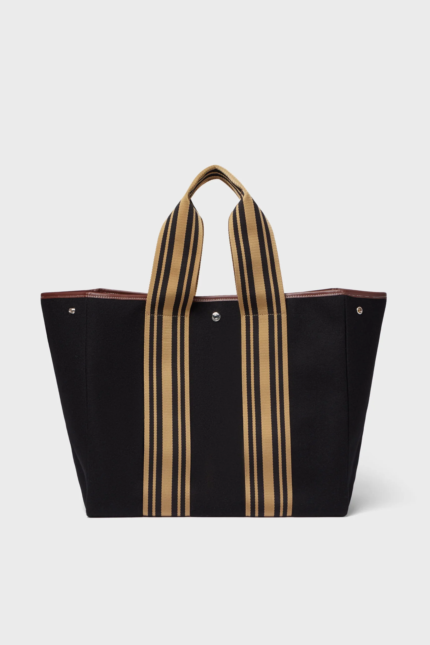 Black Flannel Equestrian Traversee L Tote