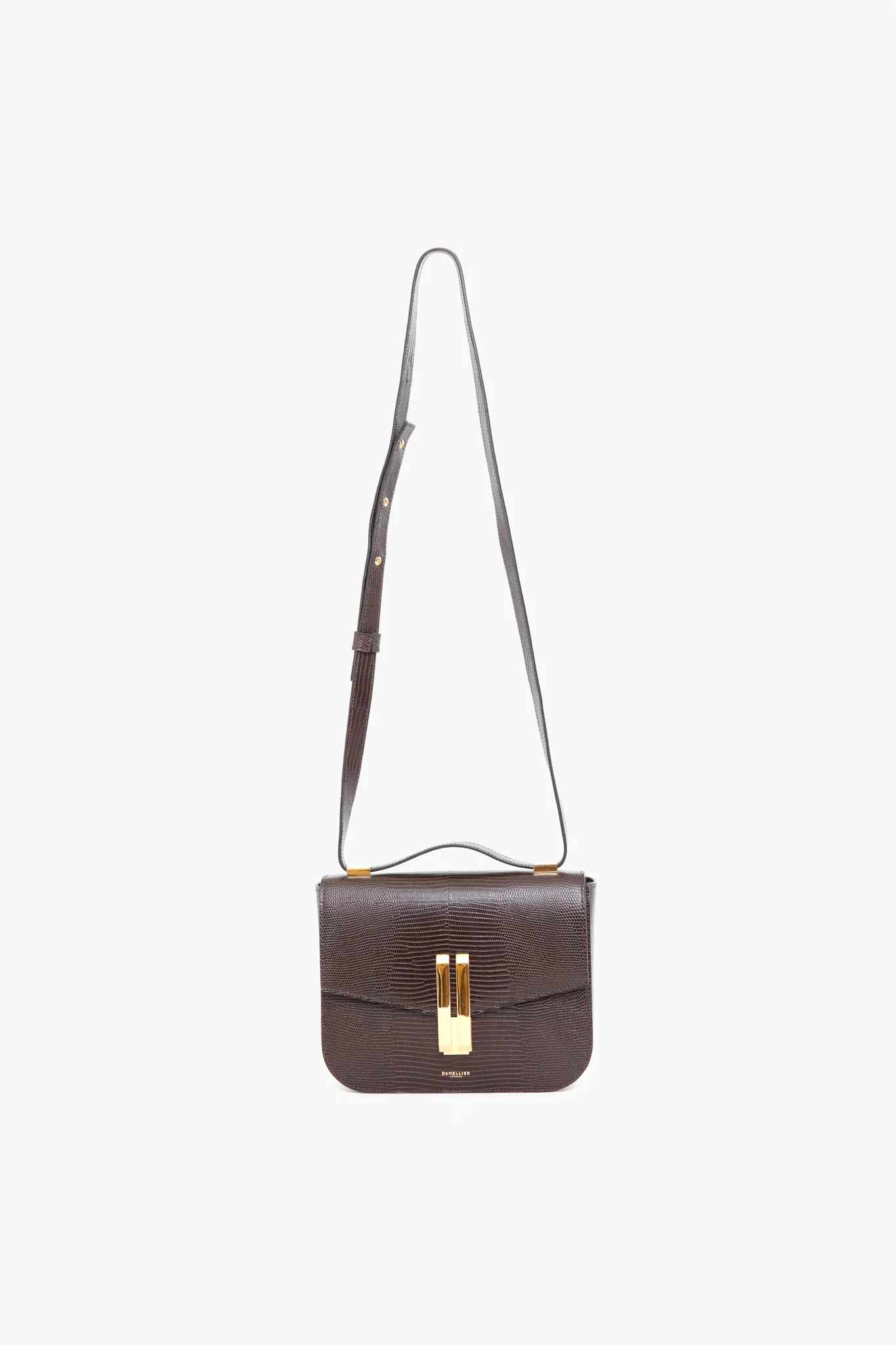 Tobacco Lizard Effect Vancouver Bag