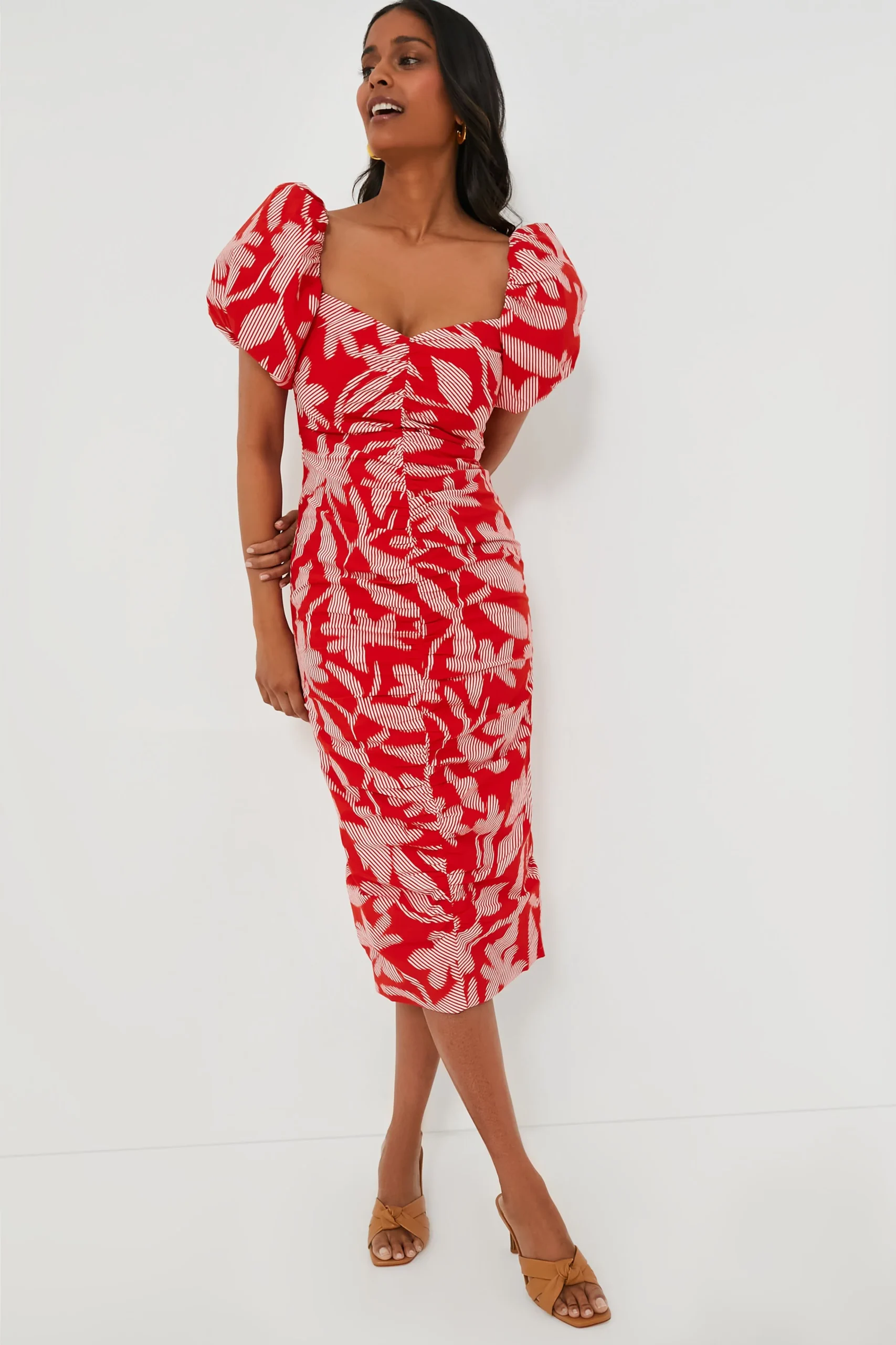 Optical Floral Tessa Dress