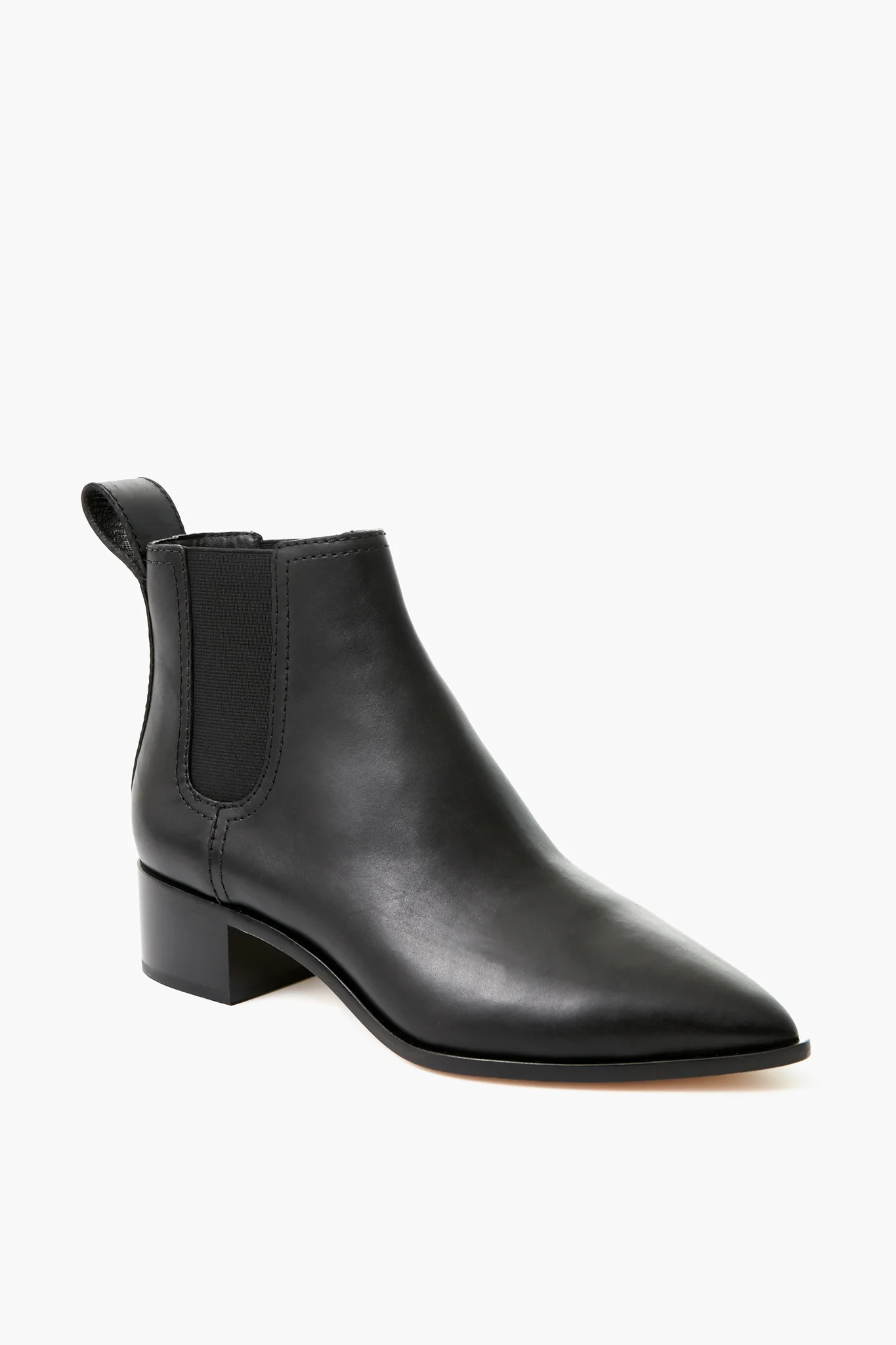 Black Nellie Block Heel Chelsea Boots