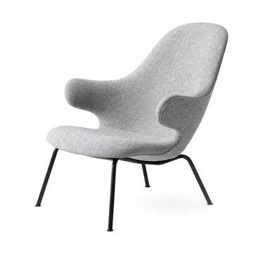 & tradition - Catch JH14 Lounge- Chair, black / grey (Hallingdal 65 130)