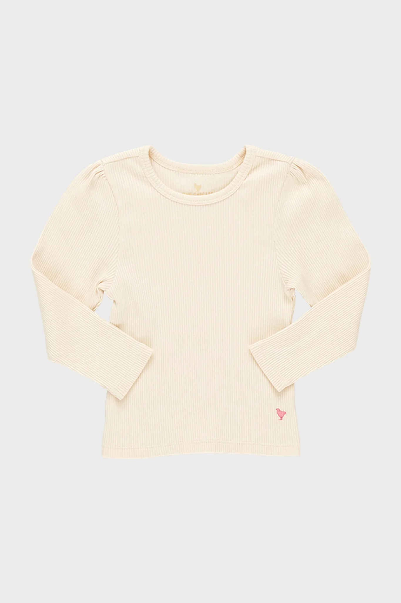 Antique White Organic Camella Rib Top