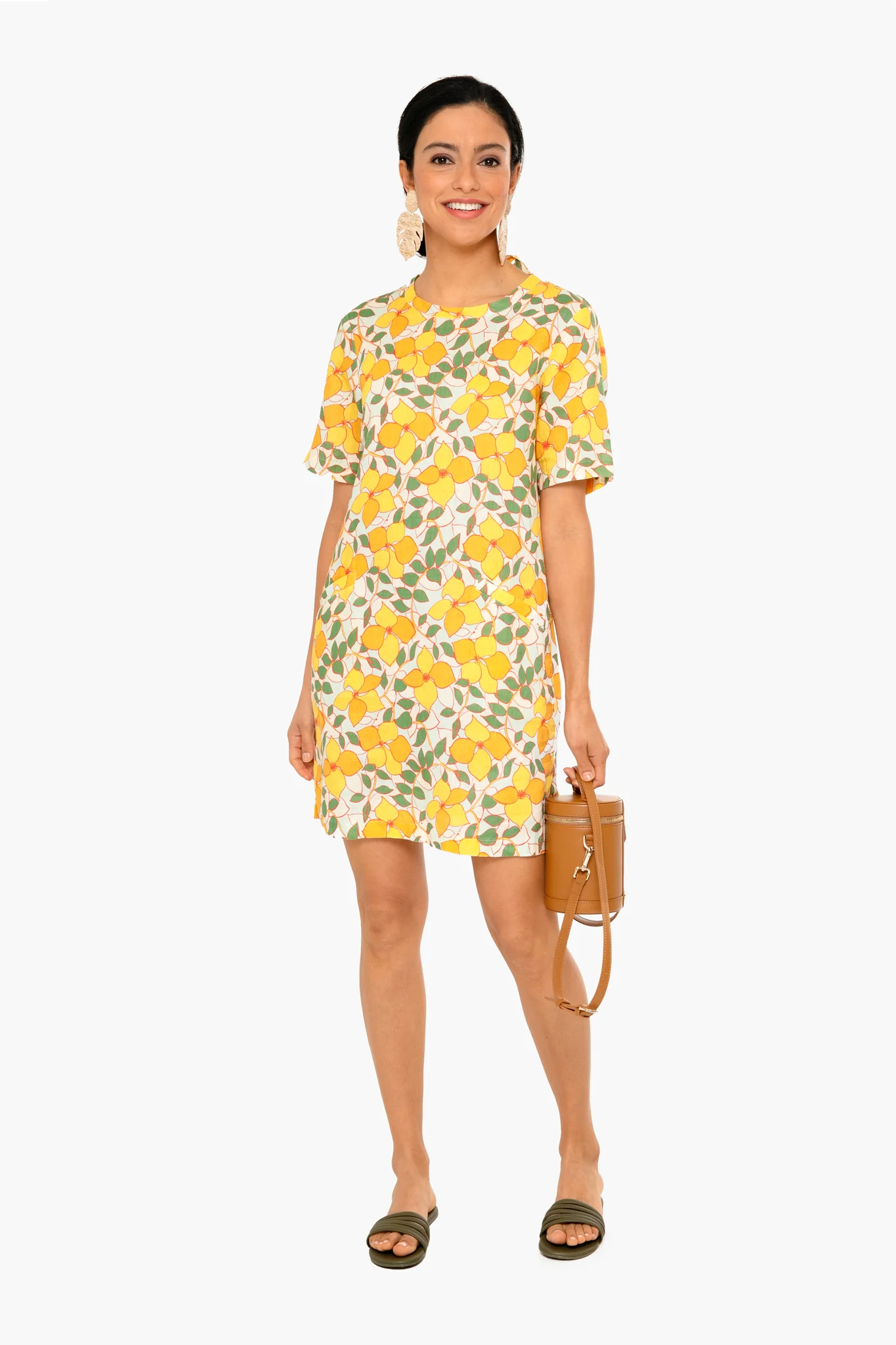 Yellow Garland Raffiel Dress