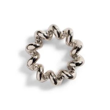 & klevering - Twist Trivet, Ø 17.5 cm, silver