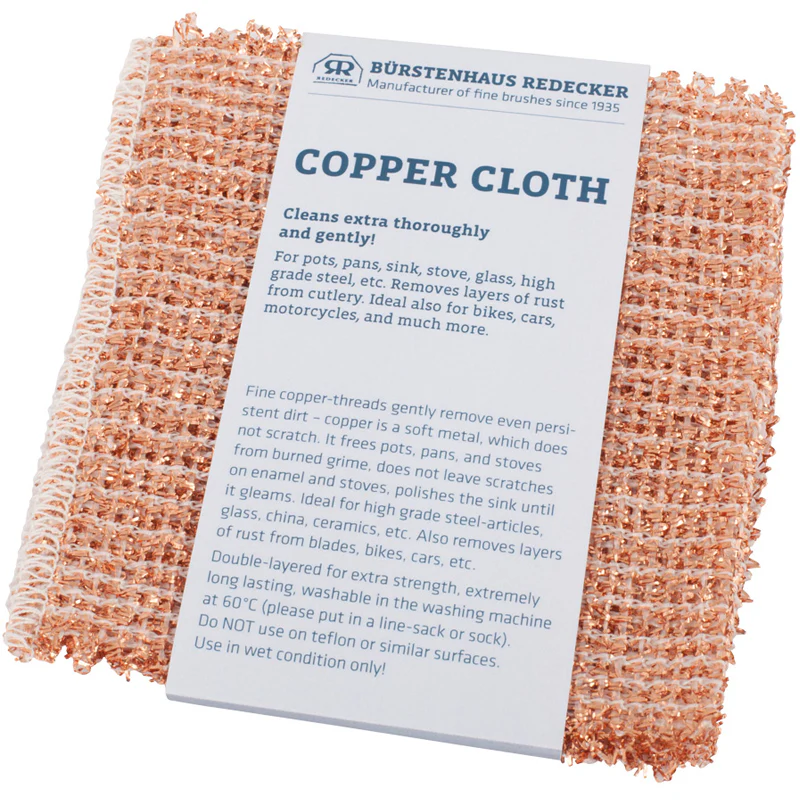 Redecker Copper Scouring Cloth - 2pk