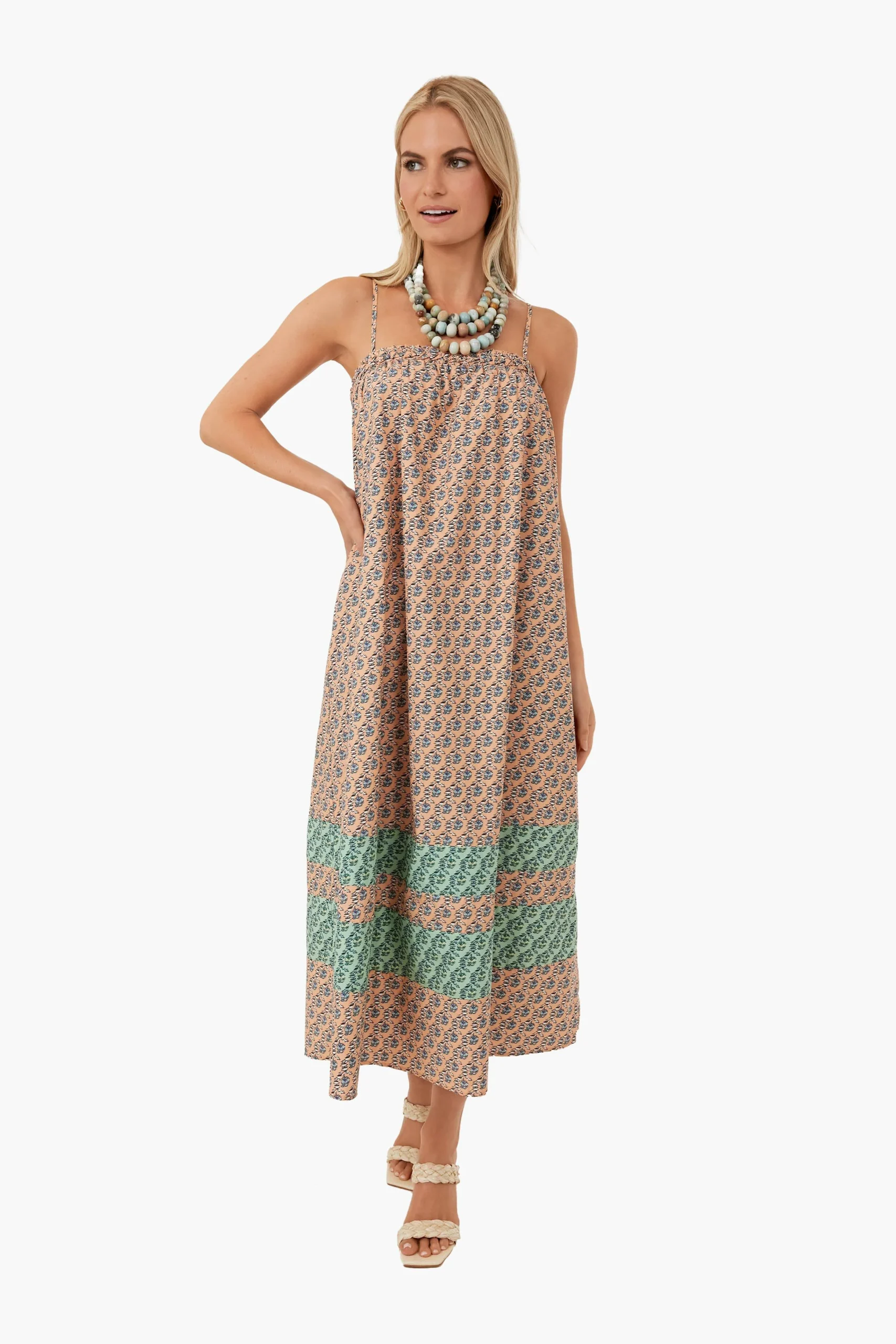 Jawahar Garden Peach Bloom Heera Dress