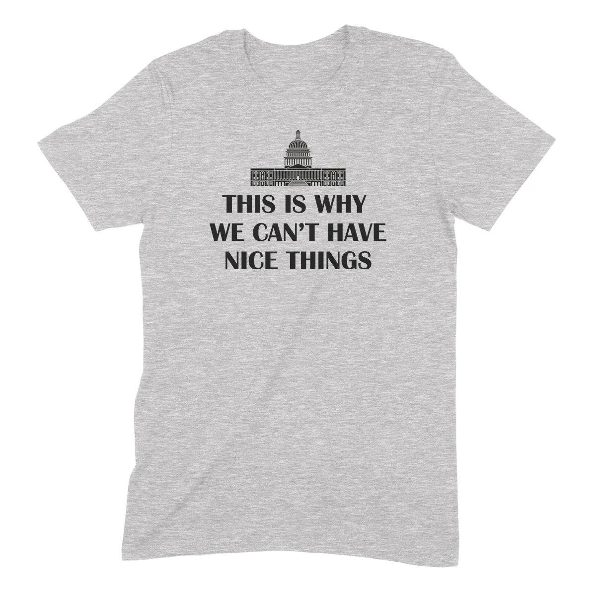 "Can't Have Nice Things" Premium Midweight Ringspun Cotton T-Shirt - Mens/Womens Fits