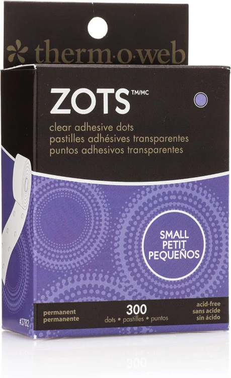 ZotsAdhesive Memory Zots-300Ct, Clear - 1 Pkg