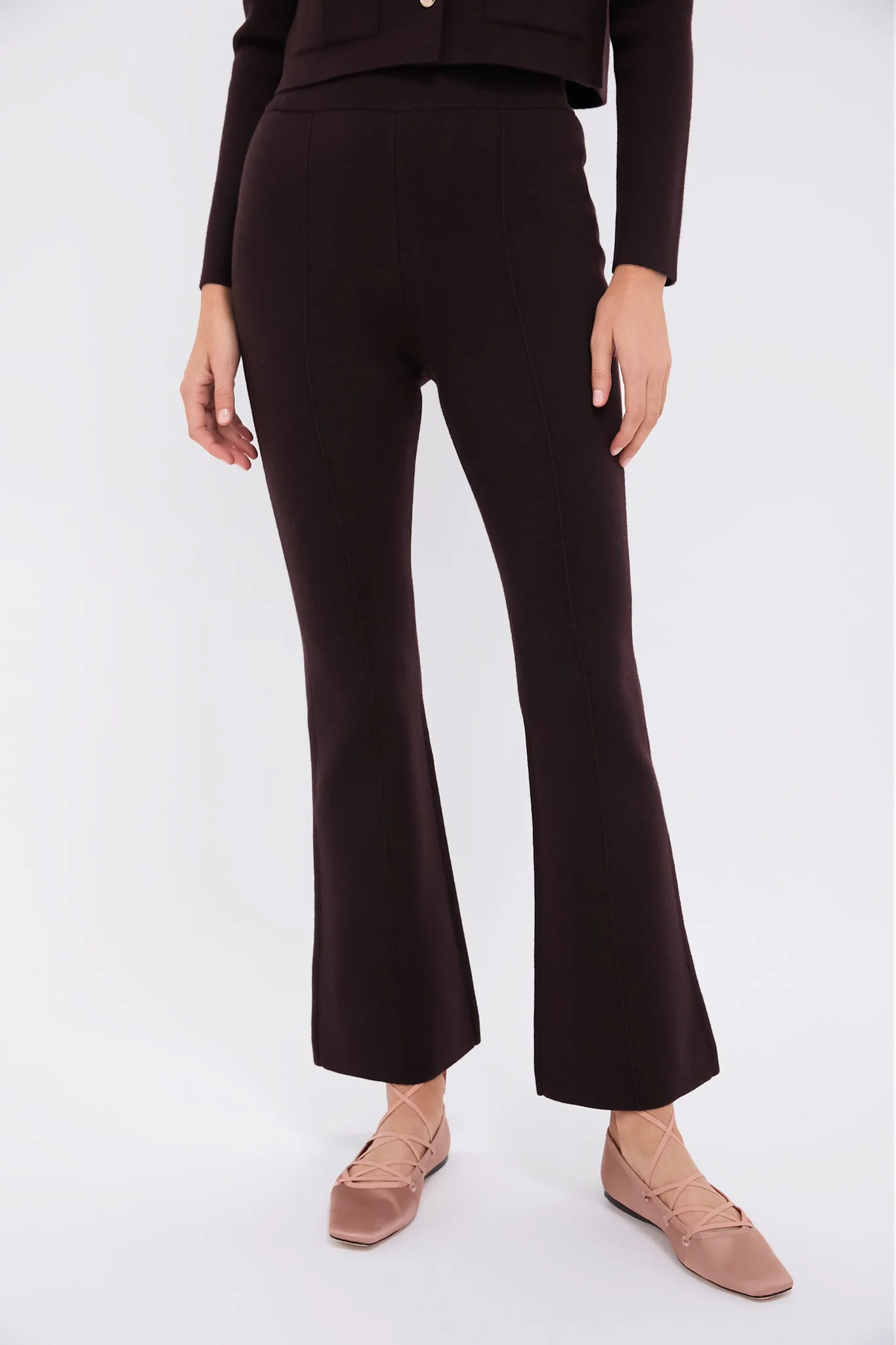 Americano Wool Flared Pants